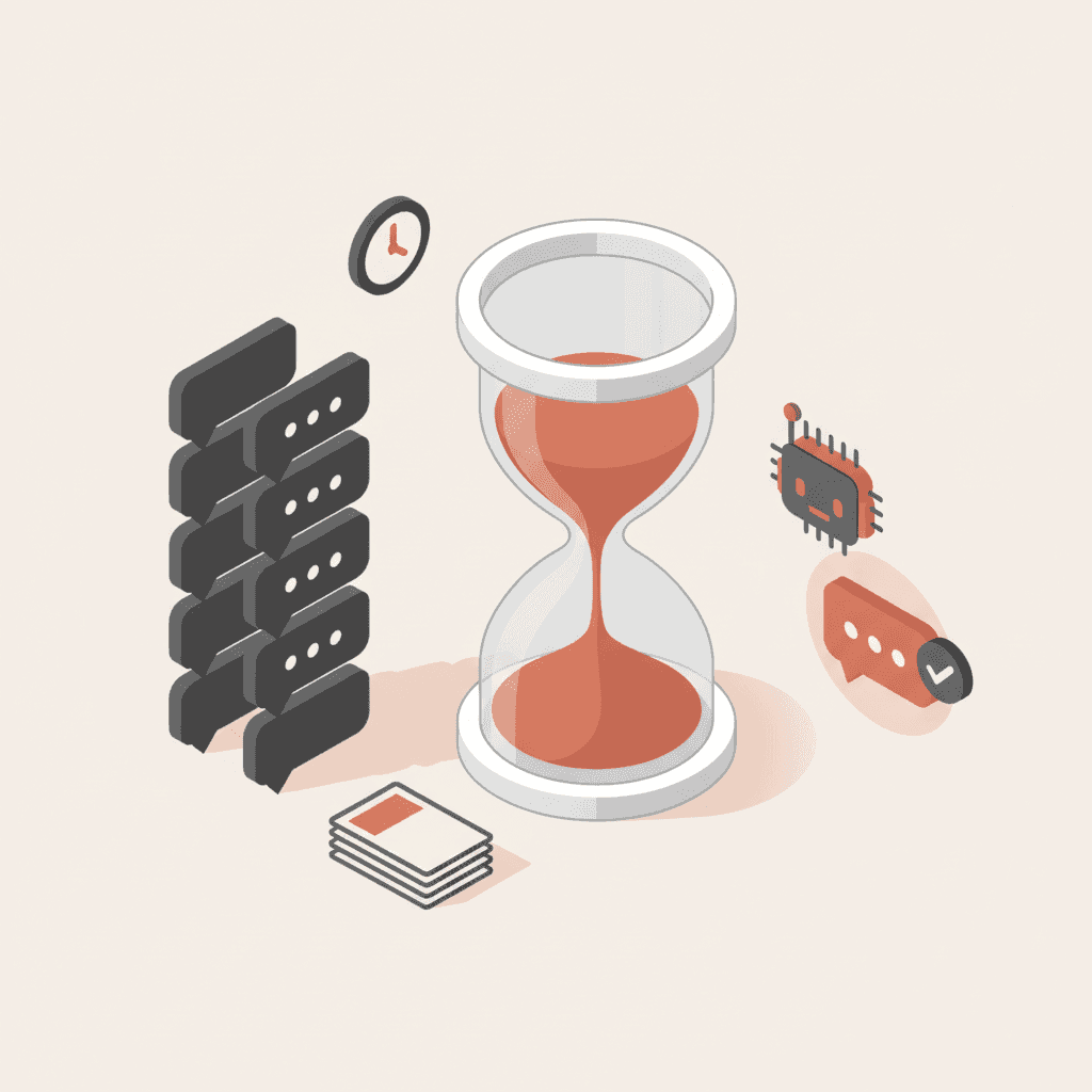 Calculateur du temps perdu par une équipe admissions sur les questions répétitives des prospects