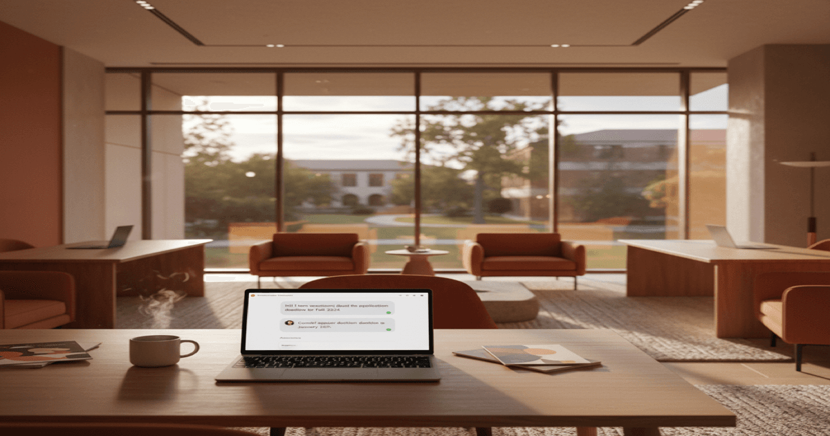 Guia completo do chatbot IA para o recrutamento estudantil no ensino superior