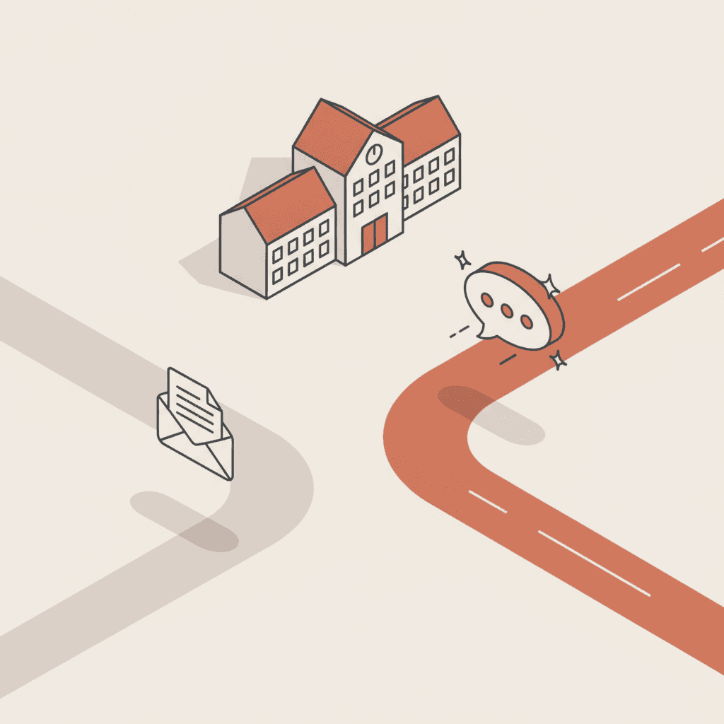 Comparatif entre chatbot IA et formulaire de contact pour le recrutement en école supérieure
