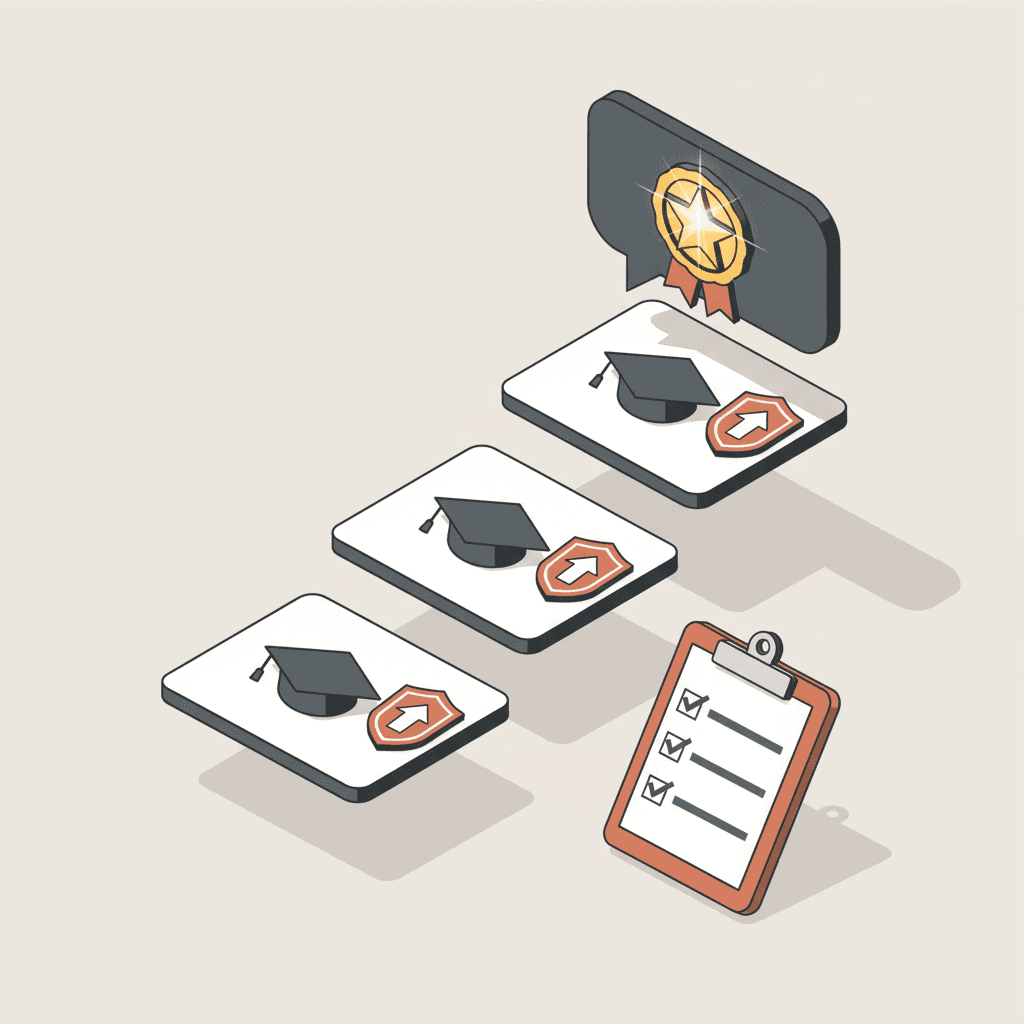 Checklist BOFU pour optimiser les pages programme d'une école et apparaître dans les recommandations ChatGPT