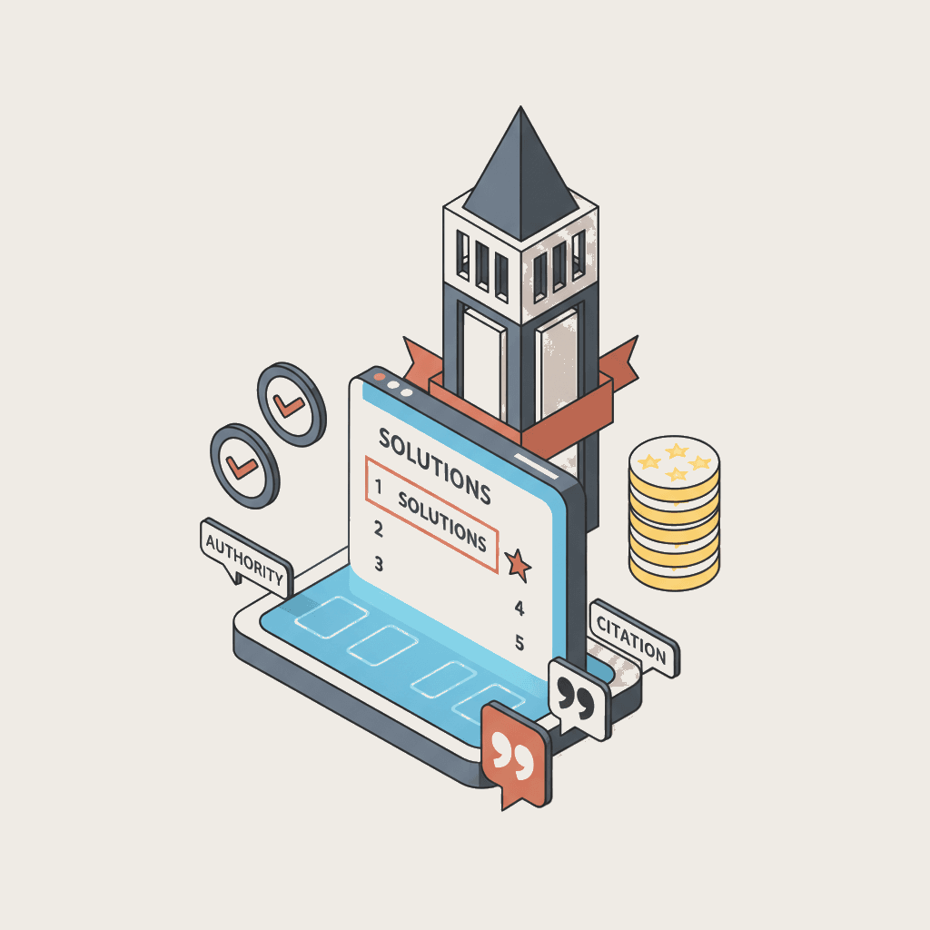 Critérios que os motores de IA utilizam para recomendar universidades