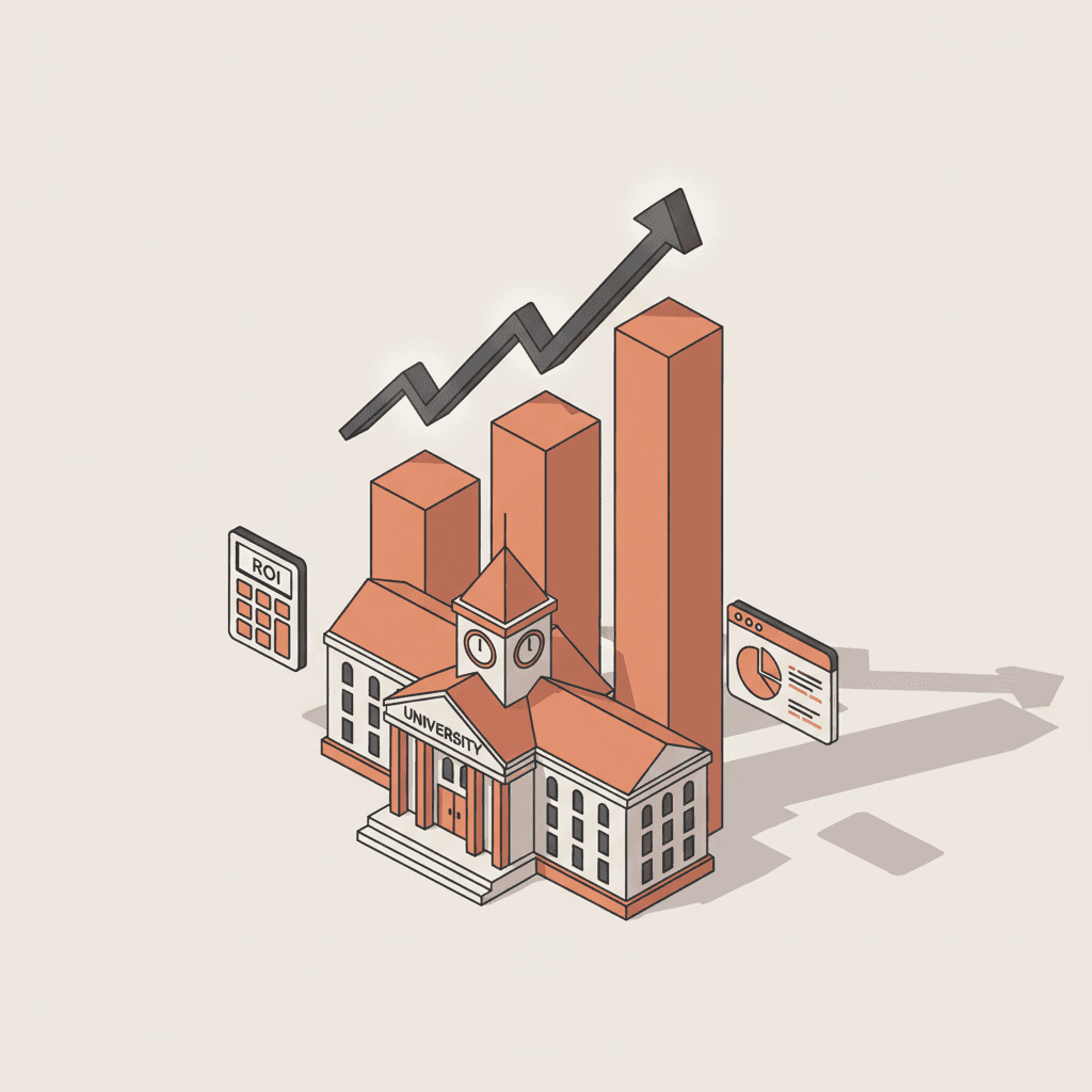 Student acquisition ROI: how to calculate the true cost per enrolled student